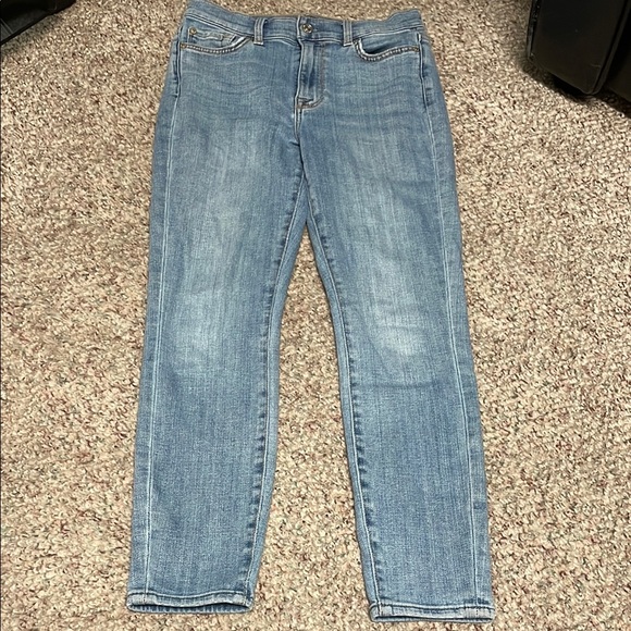 7 For All Mankind Denim - 7 for all mankind high waist ankle Women's Blue Jeans